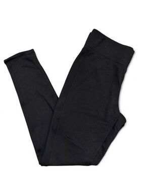 NWT Women’s Black Lands' End Fleece-Lined Leggings Size Small